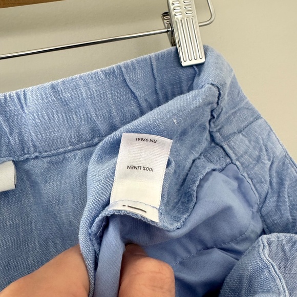 J.Jill Blue Linen Capri Pants - Picture 11 of 11